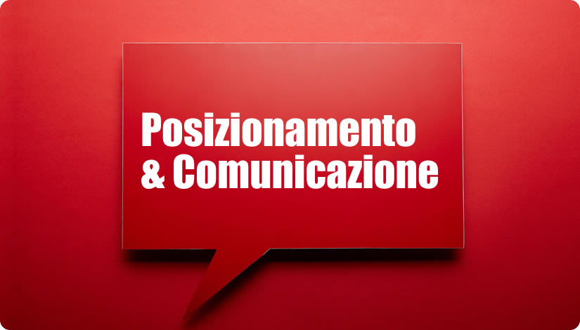 Immagine posizionamento e comunicazione