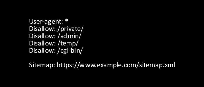 Esempio di file robots.txt
